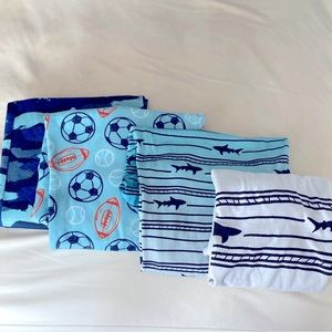 Boys PJ pants — 3 bottoms and 1 top